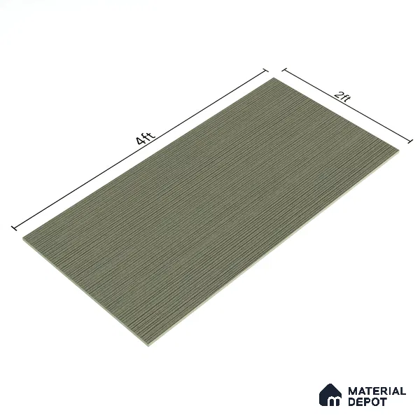 Stone Floor & Wall Tile | TL 00761 Mushroom Linia 4 ft x 2 ft Punch Matte Finish Full Body Vitrified Tile - 9 mm | Suitable For Living Room, Bedroom, Bathroom