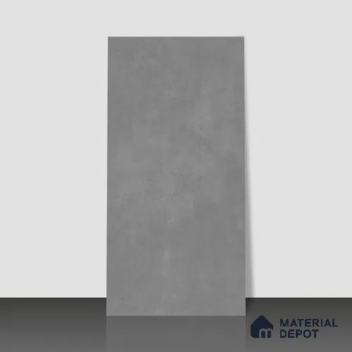 Stone Floor & Wall Tile | TL 00772 Raw Steel Grey 4 ft x 2 ft Matte Finish Full Body Vitrified Tile - 9 mm | Suitable For Living Room, Bedroom, Bathroom
