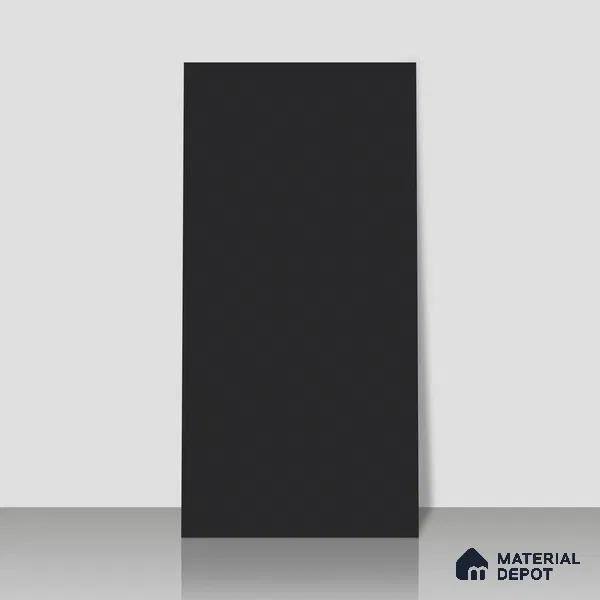 Stone Floor & Wall Tile | TL 00776 Charcoal Black 4 ft x 2 ft Matte Finish Full Body Vitrified Tile - 9 mm | Suitable For Living Room, Bedroom, Bathroom