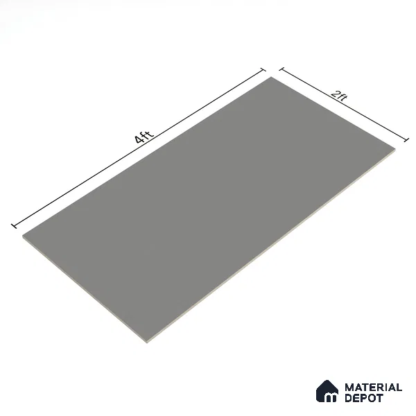 Stone Floor & Wall Tile | TL 00782 Slate Grey 4 ft x 2 ft Matte Finish Full Body Vitrified Tile - 9 mm | Suitable For Living Room, Bedroom, Bathroom