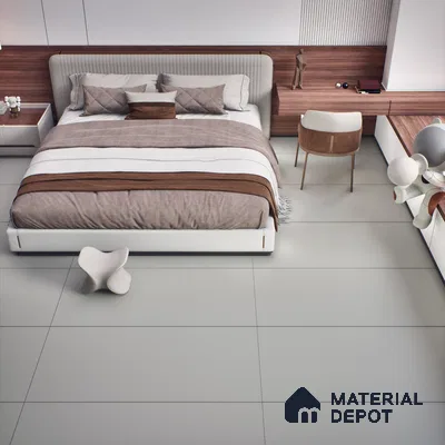 Stone Floor & Wall Tile | TL 00782 Slate Grey 4 ft x 2 ft Matte Finish Full Body Vitrified Tile - 9 mm | Suitable For Living Room, Bedroom, Bathroom