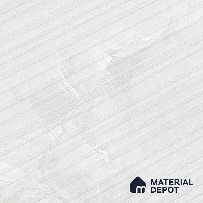TL 00788 Rossato Bianco Decor 1200x600 mm Random Face Punch Matte Finish Vitrified Wall & Floor Tile - 9 mm