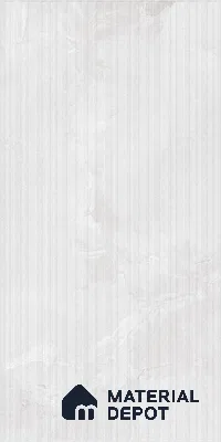 TL 00788 Rossato Bianco Decor 1200x600 mm Random Face Punch Matte Finish Vitrified Wall & Floor Tile - 9 mm