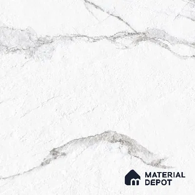 Marble Statuario Wall & Floor Tile TL 00797 Off-White 4 ft x 2 ft Matte Finish Vitrified Tile - 9 mm | Suitable For Living Room, Bedroom, Kitchen