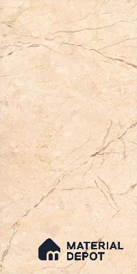 Marble Crema Marfil Wall & Floor Tile TL 00800 Warm Beige 4 ft x 2 ft Matte Finish Vitrified Tile - 9 mm | Suitable For Living Room, Bedroom, Kitchen