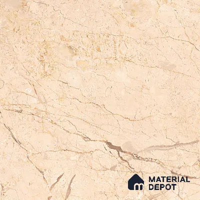 Marble Crema Marfil Wall & Floor Tile TL 00800 Warm Beige 4 ft x 2 ft Matte Finish Vitrified Tile - 9 mm | Suitable For Living Room, Bedroom, Kitchen