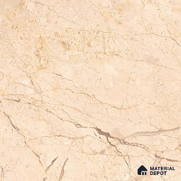 Marble Crema Marfil Wall & Floor Tile TL 00800 Warm Beige 4 ft x 2 ft Matte Finish Vitrified Tile - 9 mm | Suitable For Living Room, Bedroom, Kitchen