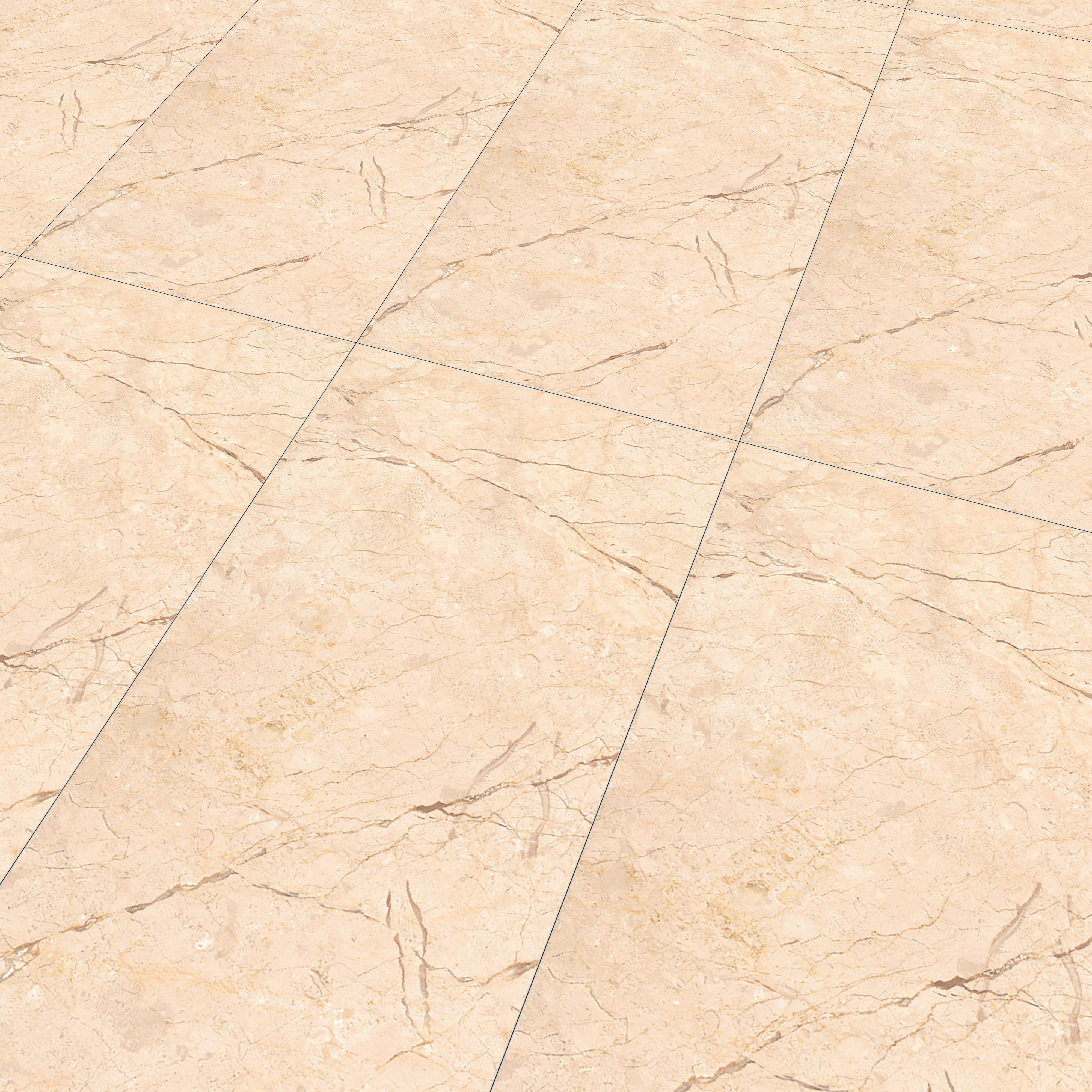 Marble Crema Marfil Wall & Floor Tile TL 00800 Warm Beige 4 ft x 2 ft Matte Finish Vitrified Tile - 9 mm | Suitable For Living Room, Bedroom, Kitchen