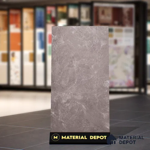 Marble Look Wall & Floor Tile | TL 00814 Runa Brown Punch | 4 ft x 2 ft Matte Finish Vitrified Tile | Suitable For Living Room, Bedroom, Bathroom | Random Designs