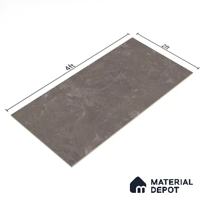 Marble Fior di Bosco Wall & Floor Tile TL 00814 Mocha Brown 4 ft x 2 ft Matte Finish Vitrified Tile - 9 mm | Random Designs | Suitable For Living Room, Bedroom, Kitchen