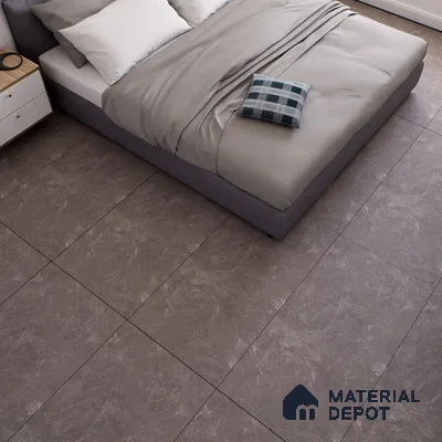 Marble Fior di Bosco Wall & Floor Tile TL 00814 Mocha Brown 4 ft x 2 ft Matte Finish Vitrified Tile - 9 mm | Random Designs | Suitable For Living Room, Bedroom, Kitchen
