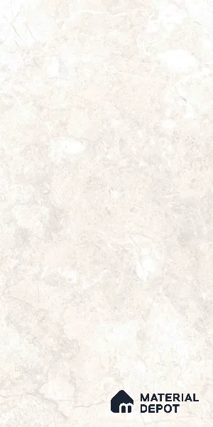 Marble Tundra Grey Wall & Floor Tile TL 00818 Light Grey 4 ft x 2 ft Matte Finish Vitrified Tile - 9 mm | Random Designs | Suitable For Living Room, Bedroom, Kitchen