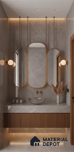 TL 00821 Nexo Grey 1200x600 mm Glossy Finish Vitrified Wall & Floor Tile - 9 mm