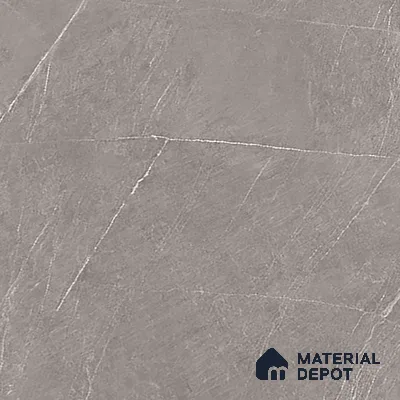 Marble Tundra Grey Wall & Floor Tile TL 00821 Stone Grey 4 ft x 2 ft Glossy Finish Vitrified Tile - 9 mm | Suitable For Living Room, Bedroom, Dining