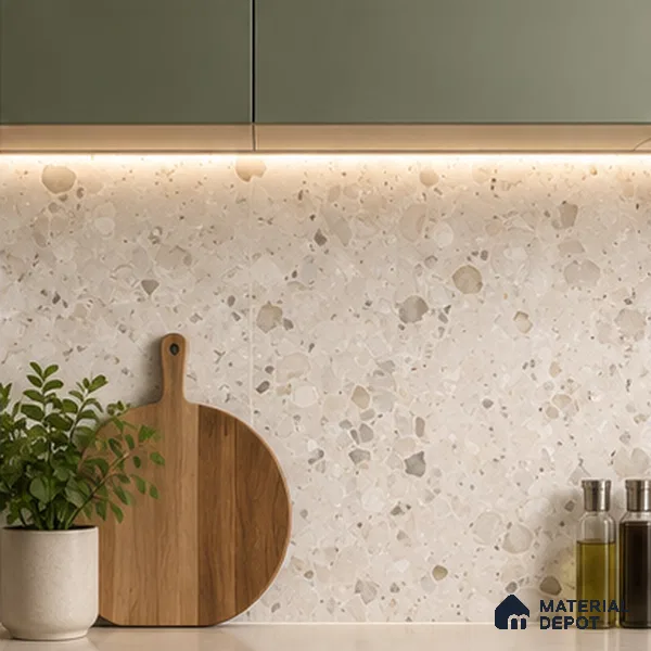 TL 00836 Lavish Ceramics Merkland Bianco Double Carving 1200 x 600 mm Matte Finish Tile | Random Designs