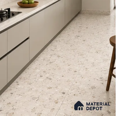 TL 00836 Lavish Ceramics Merkland Bianco Double Carving 1200 x 600 mm Matte Finish Tile | Random Designs
