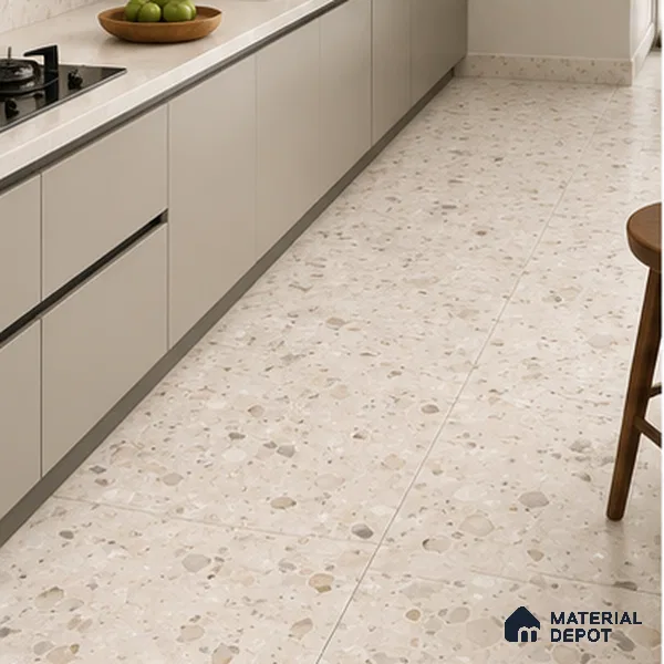 TL 00836 Lavish Ceramics Merkland Bianco Double Carving 1200 x 600 mm Matte Finish Tile | Random Designs