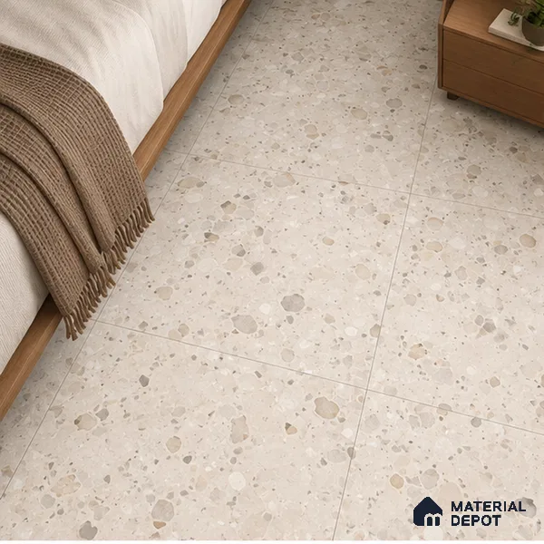 TL 00836 Lavish Ceramics Merkland Bianco Double Carving 1200 x 600 mm Matte Finish Tile | Random Designs