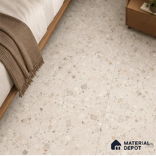 TL 00836 Lavish Ceramics Merkland Bianco Double Carving 1200 x 600 mm Matte Finish Tile | Random Designs