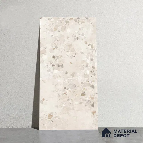 TL 00836 Lavish Ceramics Merkland Bianco Double Carving 1200 x 600 mm Matte Finish Tile | Random Designs