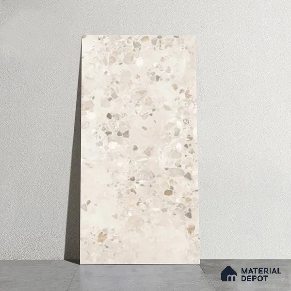 TL 00836 Lavish Ceramics Merkland Bianco Double Carving 1200 x 600 mm Matte Finish Tile | Random Designs