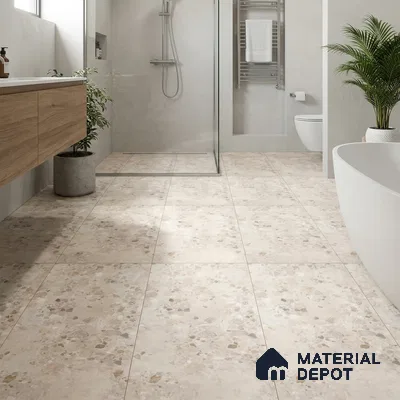 TL 00836 Lavish Ceramics Merkland Bianco Double Carving 1200 x 600 mm Matte Finish Tile | Random Designs