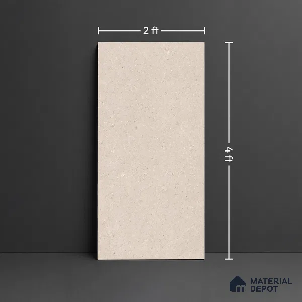 Terrazzo Wall & Floor Tile TL 00845 Lavish Ceramics Muse Crema 1200 x 600 mm Tile - 9 mm | Random Designs