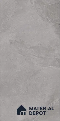 Cement Look Wall & Floor Matte Finish Grey Vitrified Tile | TL 00853 4 ft x 2 ft - 9 mm | Suitable For Living Room, Hall & Study