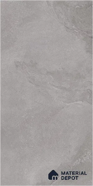 Cement Look Wall & Floor Matte Finish Grey Vitrified Tile | TL 00853 4 ft x 2 ft - 9 mm | Suitable For Living Room, Hall & Study