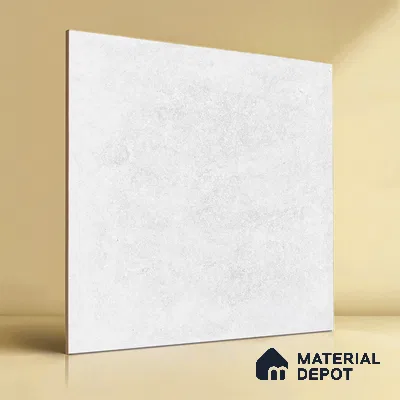TL 00862 Rock Bianco 2 ft x 2 ft Matte Finish Tile - 9 mm | Suitable for Living Room, Bedroom, Bathroom | Random Designs