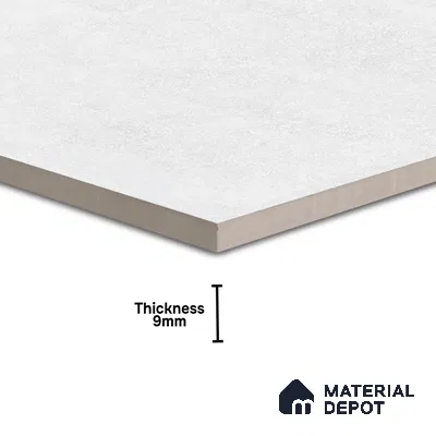 TL 00862 Rock Bianco 2 ft x 2 ft Matte Finish Tile - 9 mm | Suitable for Living Room, Bedroom, Bathroom | Random Designs