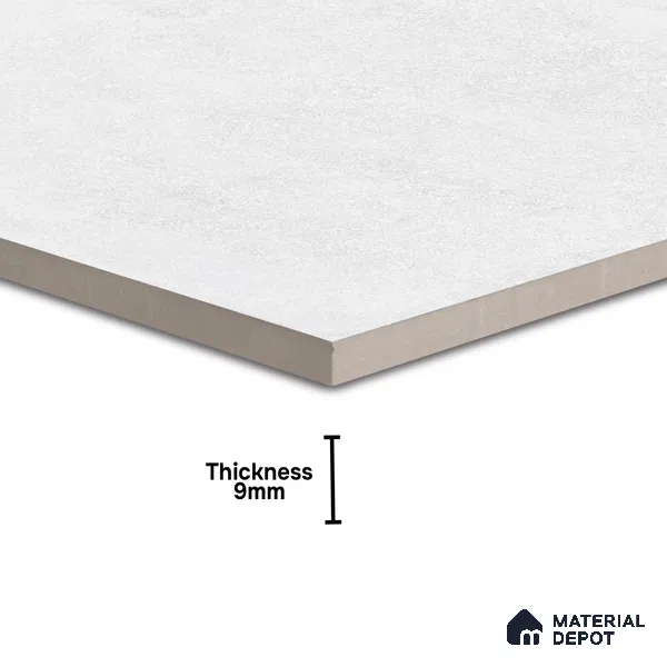 TL 00862 Rock Bianco 2 ft x 2 ft Matte Finish Tile - 9 mm | Suitable for Living Room, Bedroom, Bathroom | Random Designs