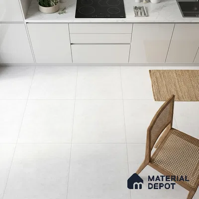 TL 00862 Rock Bianco 2 ft x 2 ft Matte Finish Tile - 9 mm | Suitable for Living Room, Bedroom, Bathroom (Sample)
