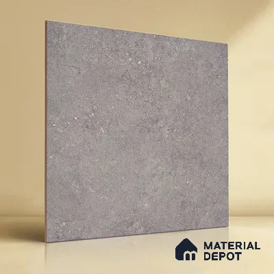 Stone Floor Tile TL 00864 Marina Smoke 2 ft x 2 ft Matte Finish Vitrified Tile - 9 mm  | Suitable For Bathroom, Terrace & Balcony