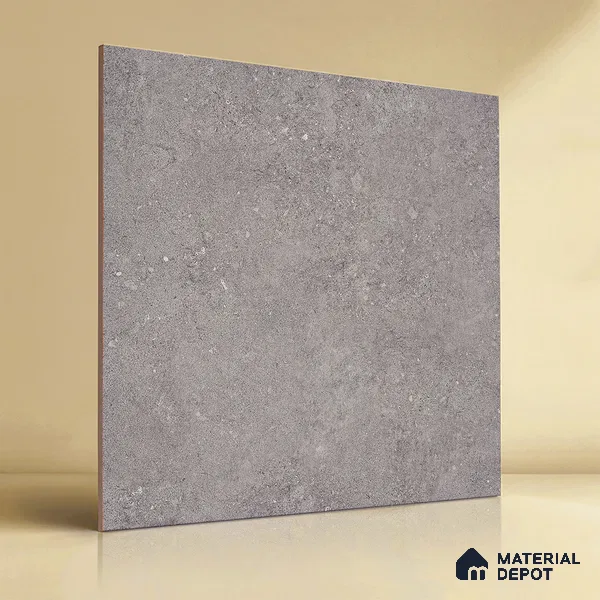 Stone Floor Tile TL 00864 Marina Smoke 2 ft x 2 ft Matte Finish Vitrified Tile - 9 mm | Suitable For Bathroom, Terrace & Balcony