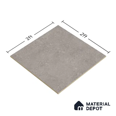 Stone Floor Tile TL 00864 Marina Smoke 2 ft x 2 ft Matte Finish Vitrified Tile - 9 mm  | Suitable For Bathroom, Terrace & Balcony