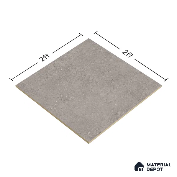 Stone Floor Tile TL 00864 Marina Smoke 2 ft x 2 ft Matte Finish Vitrified Tile - 9 mm | Suitable For Bathroom, Terrace & Balcony