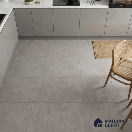TL 00864 Marina Smoke Punch 2 ft x 2 ft Matte Finish Tile - 9 mm | Suitable for Living Room, Bedroom, Bathroom