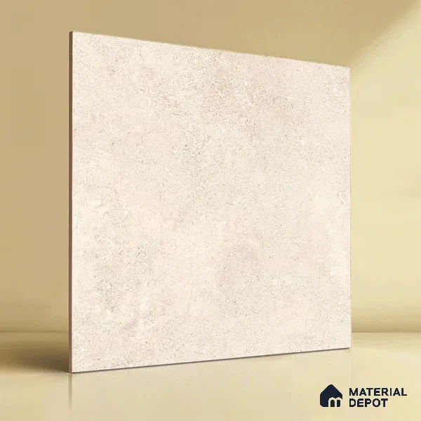 TL 00866 Marina Crema Punch 2 ft x 2 ft Matte Finish Tile - 9 mm | Suitable for Living Room, Bedroom, Bathroom | Random Designs