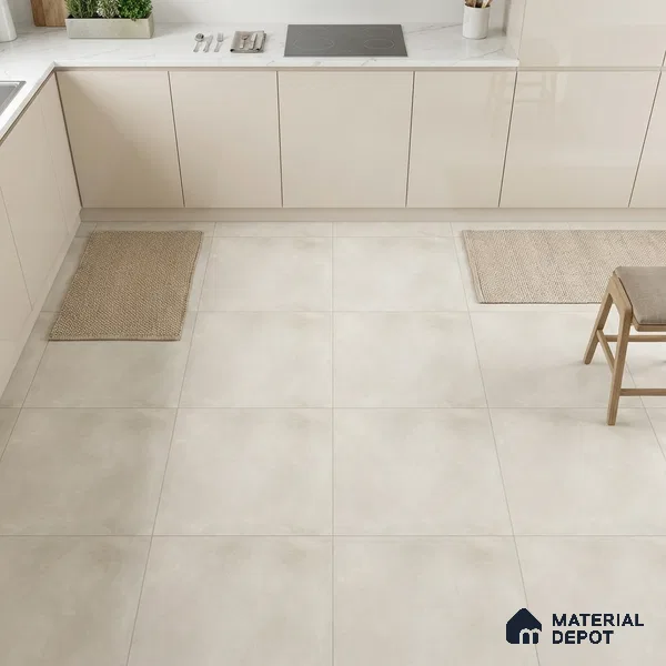 TL 00868 Oficiana Accialo 2 ft x 2 ft Matte Finish Tile - 9 mm | Suitable for Living Room, Bedroom, Bathroom | Random Designs