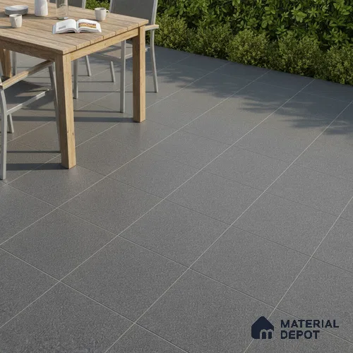 Parking Floor Tile TL 00875 B Grey 16 x 16 inch Matte Finish Heavy Duty Vitrified Tile - 12 mm | Pattern Alignment May Vary | 2-3 mm Spacer is Mandatory