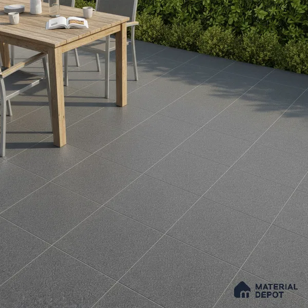 Parking Floor Tile TL 00875 B Grey 16 x 16 inch Matte Finish Heavy Duty Vitrified Tile - 12 mm | Pattern Alignment May Vary | 2-3 mm Spacer is Mandatory