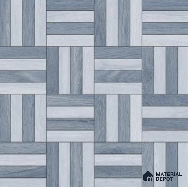 Parking Floor Tile TL 00879 B Foggy Grey | 16 x 16 inch | Anti Skid Matte Finish Heavy Duty Vitrified Tile - 12 mm | Suitable For High Traffic Areas, Terrace, Balcony | Pattern Alignment May Vary | 2-3 mm Spacer is Mandatory