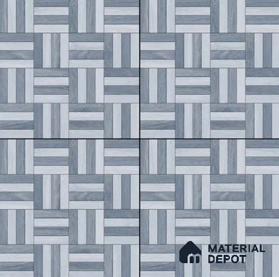 Parking Floor Tile TL 00879 B Foggy Grey | 16 x 16 inch | Anti Skid Matte Finish Heavy Duty Vitrified Tile - 12 mm | Suitable For High Traffic Areas, Terrace, Balcony | Pattern Alignment May Vary | 2-3 mm Spacer is Mandatory