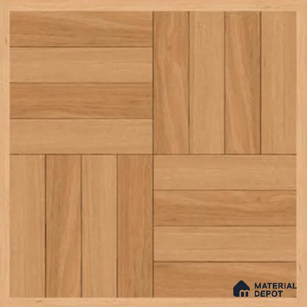 Parking Floor Tile TL 00880 Beige | 16 x 16 inch | Anti Slip Matte Finish Heavy Duty Vitrified Tile - 12 mm | Suitable For High Traffic Areas, Terrace, Balcony | Pattern Alignment May Vary | 2-3 mm Spacer is Mandatory
