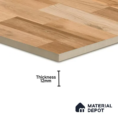 Parking Floor Tile TL 00881 Latte Beige | 16 x 16 inch | Anti Slip Matte Finish Heavy Duty Vitrified Tile - 12 mm | Suitable For High Traffic Areas, Terrace, Balcony | Pattern Alignment May Vary | 2-3 mm Spacer is Mandatory