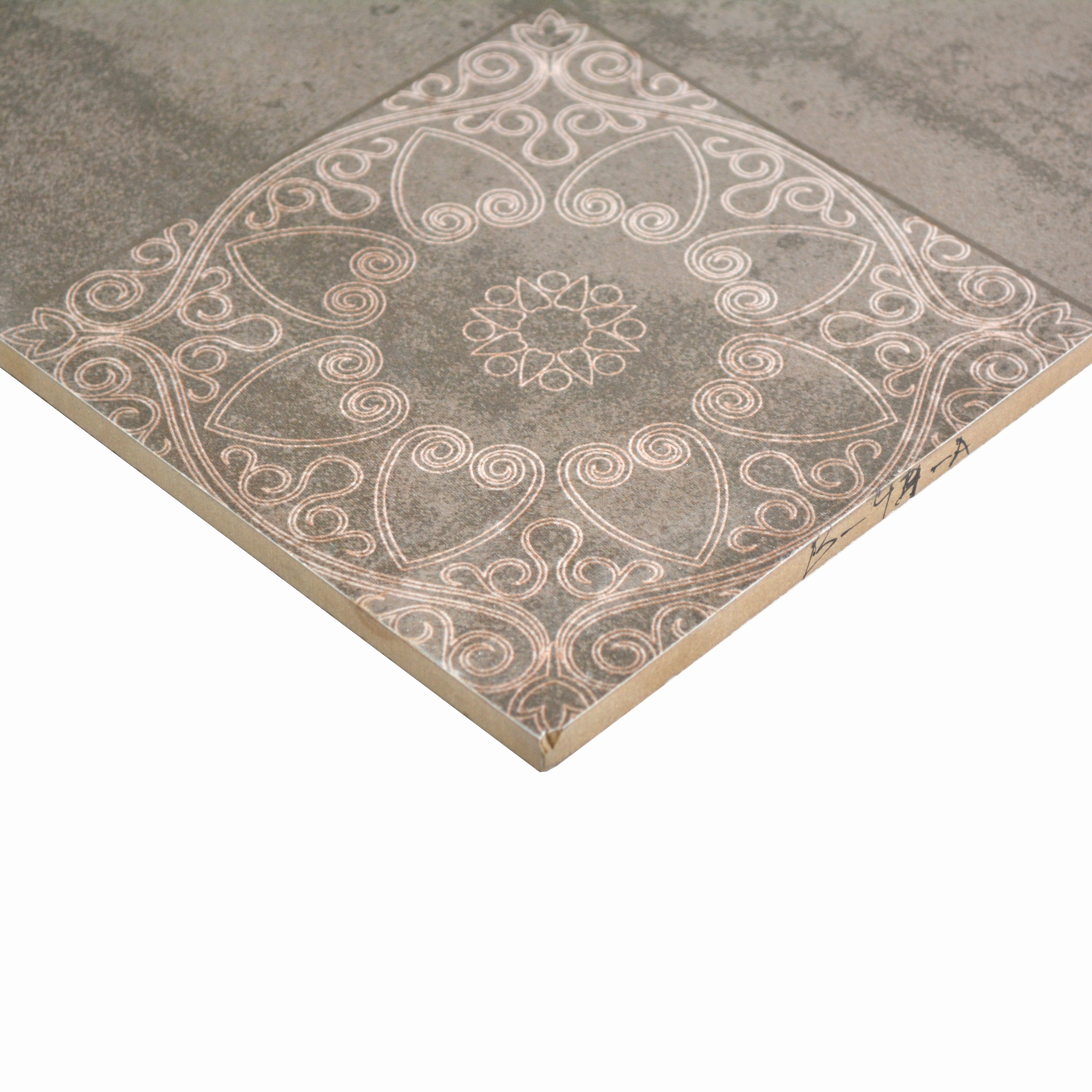 Moroccan Wall & Floor Tile TL 00889 B Fantasy Moka Highlighter 2 ft x 2 ft Carving Matte Finish Tile | Suitable For Balcony, Kitchen & Dining Area