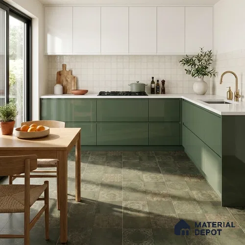 Moroccan Wall & Floor Tile TL 00889 B Fantasy Moka Highlighter 2 ft x 2 ft Carving Matte Finish Tile | Suitable For Balcony, Kitchen & Dining Area