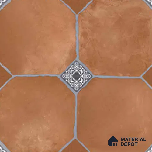 TL 00895 Castila Wenge 600 x 600 mm Carving Matte Finish Tile