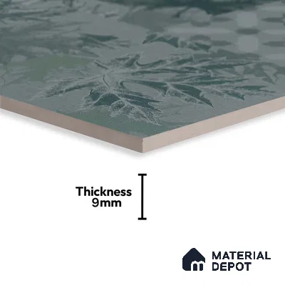 Moroccan Wall & Floor Tile TL 00896 B Jekorb Grey Decor 2 ft x 2 ft Matte Finish Vitrified Tile - 9 mm | Please Expect a Slight Variation of Pattern | Suitable For Accent/Feature Wall, Kitchen & Dining Area | Random Designs